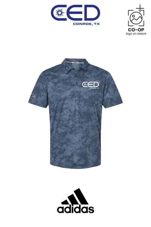 Adidas Mens All Over Camo Print Polo - CED CONROE, TX